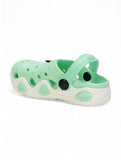 Hot Air Balloon Applique Anti-Slip Clogs - Green