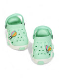 Hot Air Balloon Applique Anti-Slip Clogs - Green