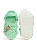 Hot Air Balloon Applique Anti-Slip Clogs - Green