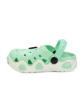 Smily Applique Anti-Slip Clogs - Green