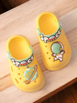 Space Astronaut Applique Anti-Slip Clogs - Yellow