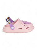 Space Astronaut Applique Anti-Slip Clogs - Pink