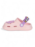 Space Astronaut Applique Anti-Slip Clogs - Pink