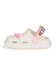 Space Astronaut Applique Anti-Slip Clogs - Cream