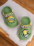 Space Astronaut Applique Anti-Slip Clogs - Green