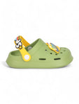 Space Astronaut Applique Anti-Slip Clogs - Green