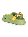 Space Astronaut Applique Anti-Slip Clogs - Green