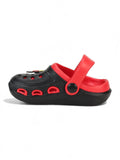 Balloon Applique Anti-Slip Clogs - Black