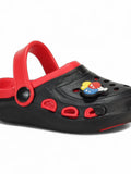 Balloon Applique Anti-Slip Clogs - Black