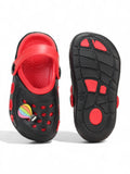 Hot Air Balloon Applique Anti-Slip Clogs - Black