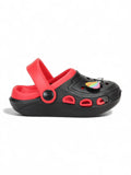 Hot Air Balloon Applique Anti-Slip Clogs - Black