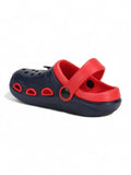 Smily Applique Anti-Slip Clogs - Navy Blue