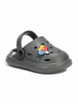 Marble Look Balloon Applique Anti-Slip Clogs - Grey
