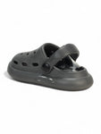 Marble Look Ice Cream Applique Anti-Slip Clogs - Grey