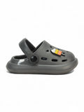 Marble Look Ice Cream Applique Anti-Slip Clogs - Grey