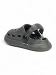 Marble Look Mushroom Applique Anti-Slip Clogs - Grey