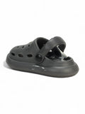 Marble Look Unicorn Applique Anti-Slip Clogs - Grey