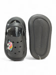 Marble Look Unicorn Applique Anti-Slip Clogs - Grey