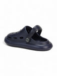Marble Look Balloon Applique Anti-Slip Clogs - Navy Blue