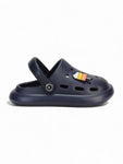 Marble Look Ice Cream Applique Anti-Slip Clogs - Navy Blue