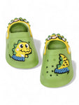 Cartoon Applique Anti-Slip Clogs - Green