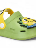 Cartoon Applique Anti-Slip Clogs - Green