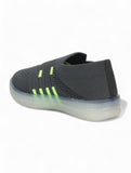 Casual Slip On Shoes With Led Light - Grey