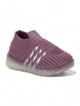 Casual Slip On Shoes With Led Light - Purple