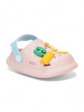 Rabbit Applique Anti-Slip Clogs - Pink