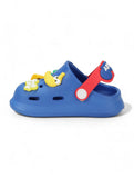 Bear Applique Anti-Slip Clogs - Navy Blue