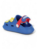 Bear Applique Anti-Slip Clogs - Navy Blue