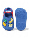 Bear Applique Anti-Slip Clogs - Navy Blue