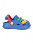 Bear Applique Anti-Slip Clogs - Navy Blue