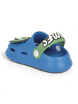 Dinosaur Applique Anti-Slip Clogs - Navy Blue