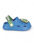 Dinosaur Applique Anti-Slip Clogs - Navy Blue