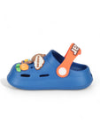 Bear Applique Anti-Slip Clogs - Navy Blue