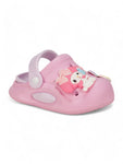 Dog Applique Anti-Slip Clogs - Deep Pink