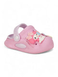 Dog Applique Anti-Slip Clogs - Deep Pink