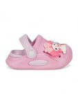 Dog Applique Anti-Slip Clogs - Deep Pink