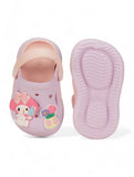 Dog Applique Anti-Slip Clogs - Mauve