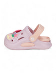 Dog Applique Anti-Slip Clogs - Mauve