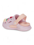 Dog Applique Anti-Slip Clogs - Mauve