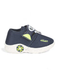 Musical Chu Chu Shoes With Velcro Closing - Navy Blue