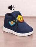 Coolz Musical Chu Chu Shoes With Velcro Closing - Navy Blue