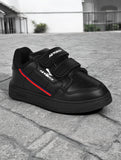 Casual Shoes With Velrco - Black