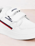 Casual Shoes With Velrco - White