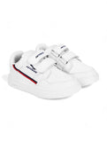 Casual Shoes With Velrco - White