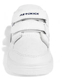 Casual Shoes With Velrco - White