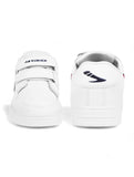 Casual Shoes With Velrco - White