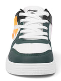 Ankle High Casual Shoes With Laces - Green